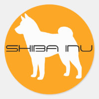SHIBA INU Silhouette der Hunde