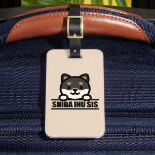 SHIBA INU SIS - Süßes Shiba Inu Schwester Design Gepäckanhänger
