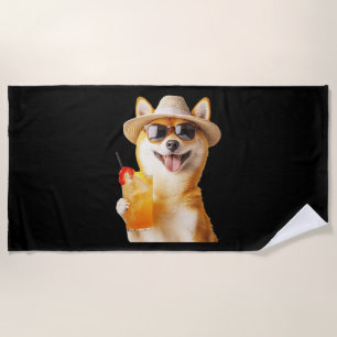 Shiba Inu Strandtuch