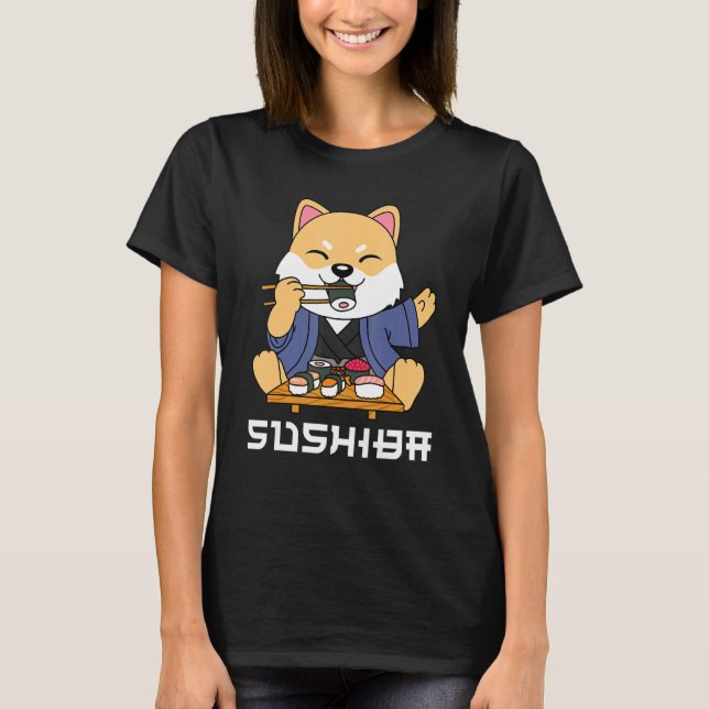 Shiba Inu sushi T-Shirt (Vorderseite)