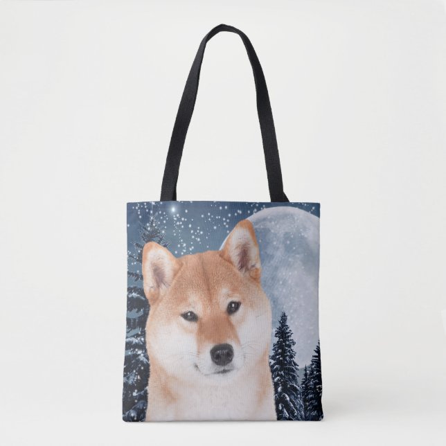 Shiba Inu Taschen-Tasche (Vorderseite)