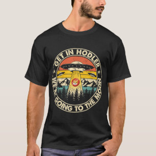 Shiba Inu Token Alien Entführung in Hodler T-Shirt