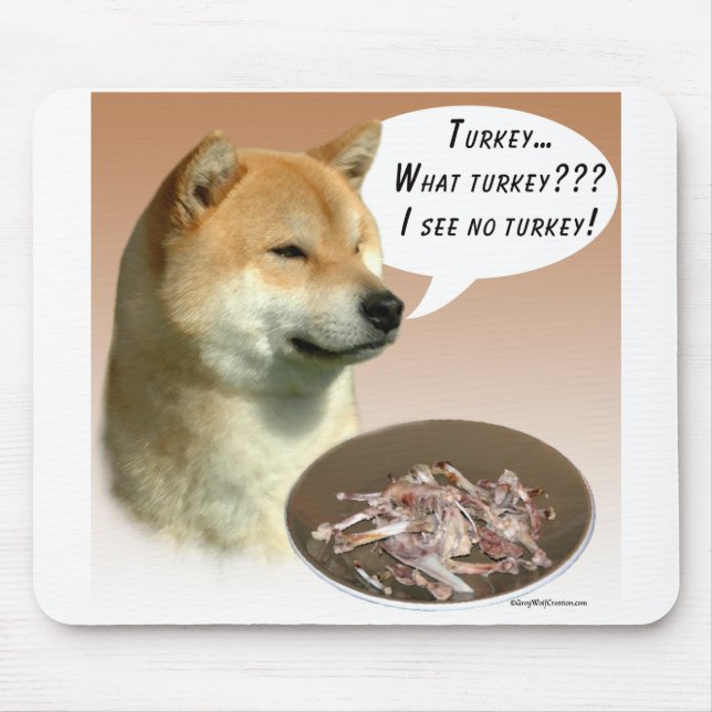 Shiba Inu Türkei Mousepad (Vorne)