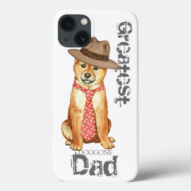 Shiba Inu Vater Case-Mate iPhone Hülle (Rückseite)
