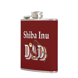 Shiba Inu Vater Geschenke Flachmann