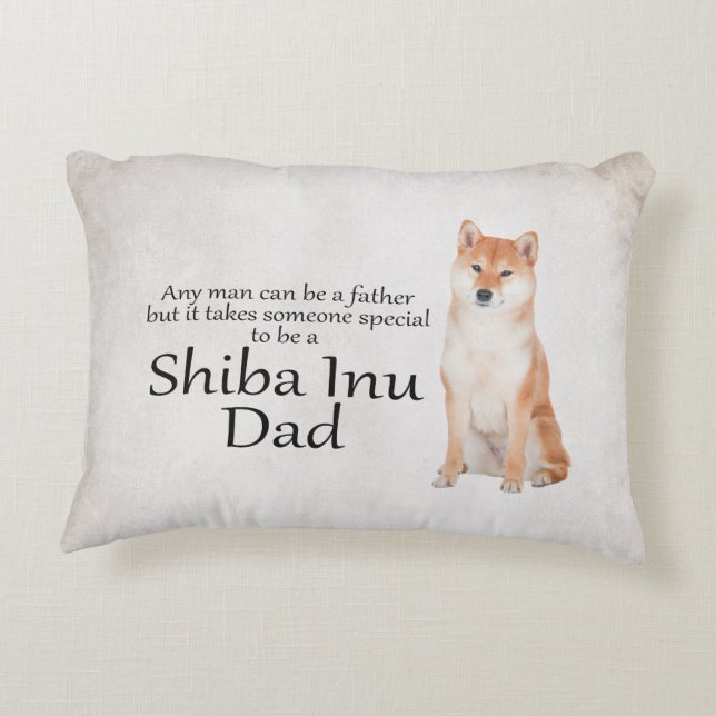 Shiba Inu Vater Pillow Dekokissen (Rückseite)