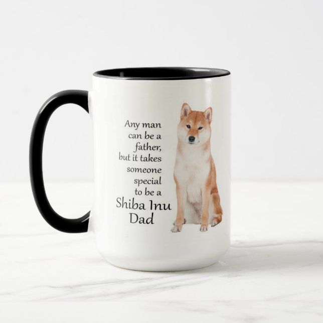 Shiba Inu Vater-Tasse Tasse (Links)