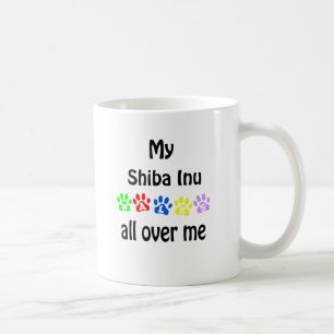 Shiba Inu Walks Design Tasse