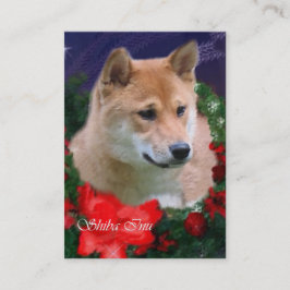 Shiba Inu Weihnachtsgeschenk Rabattkarte