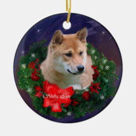 Shiba Inu Weihnachtsgeschenke Ornament