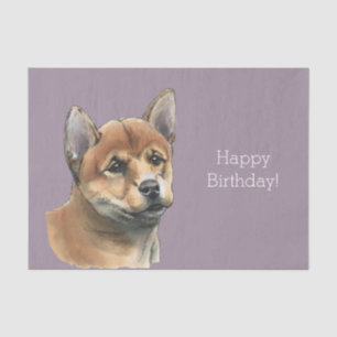 Shiba Inu Welpen-Zeichnen Seidenpapier