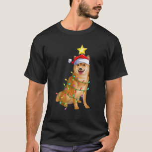 Shiba Inu Xmas Leuchtturm Matching Shiba Inu Ch T-Shirt