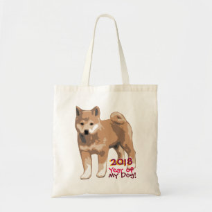 Shiba Inu Year of my Dog 2018 Tote Bag Tragetasche