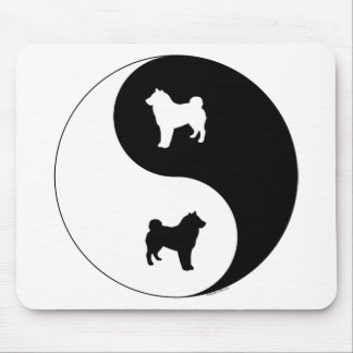Shiba Inu Yin Yang Mousepad