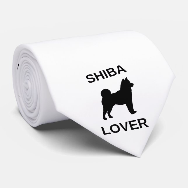 Shiba Liebhaber Krawatte (Gerollt)