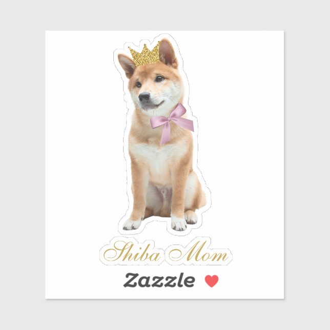 Shiba Mama Aufkleber (Blatt)