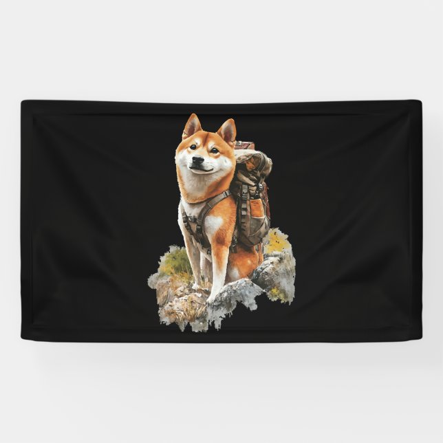 Shiba Pitbull Inu Banner (Horizontal)