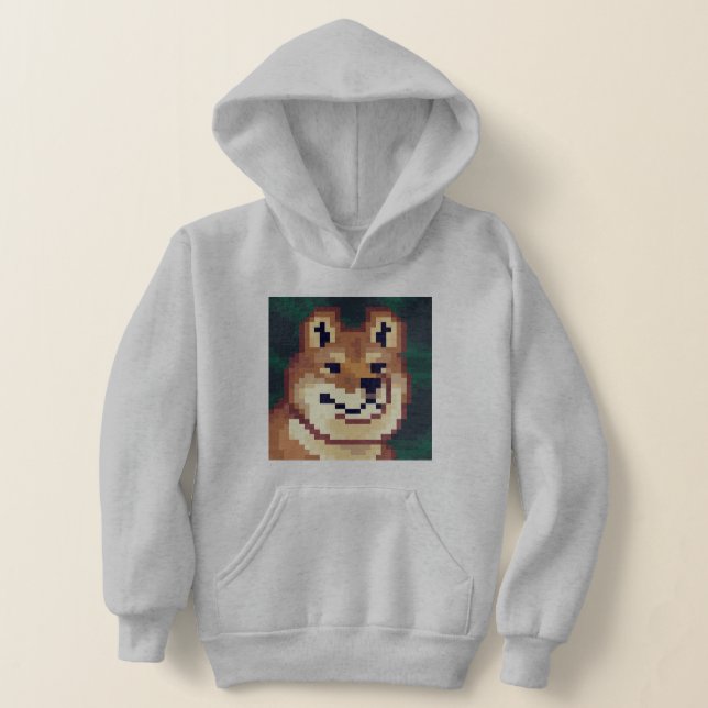 Shiba pixel art hoodie (Ablage )