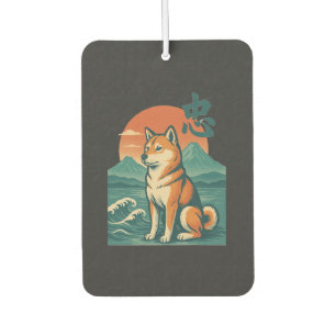 Shiba-Träume bei Dämmerung Autolufterfrischer
