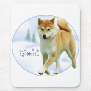 Shiba Weihnachten Mousepad