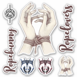 Shibari Sticker Set: Personalisieren Sie Ihre Leid