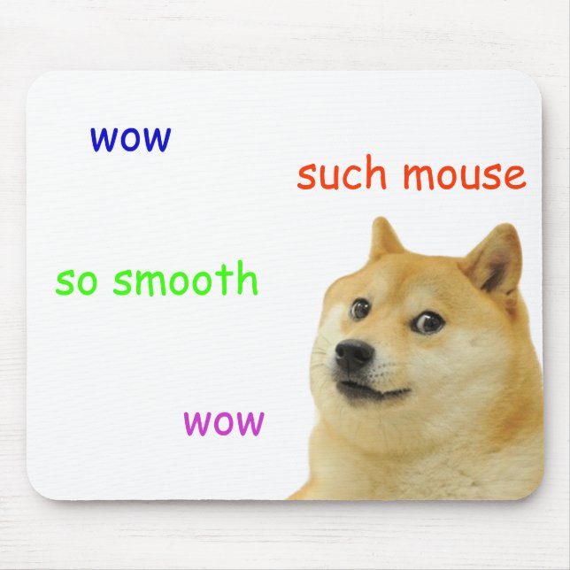 shibe Doge mousemat mousepad (Vorne)