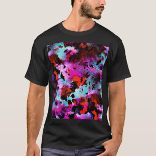 Shibori Batik: Wasserfarbverlauf-Tie-Dye T-Shirt