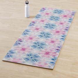 Shibori Blue Gefärbte Krawatte Japan Traditionelle Yogamatte