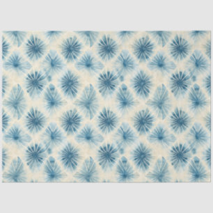 Shibori Blue Japanisch Textile Art Nr. 16 Seidenpapier