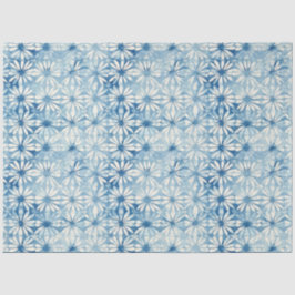 Shibori Blue Japanisch Textile Art Nr. 3 Seidenpapier
