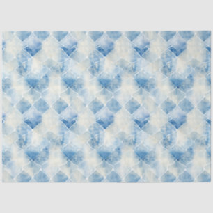 Shibori Blue Japanisch Textile Art Nr. 6 Seidenpapier