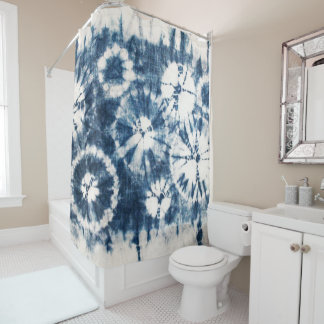 Shibori Duschvorhang