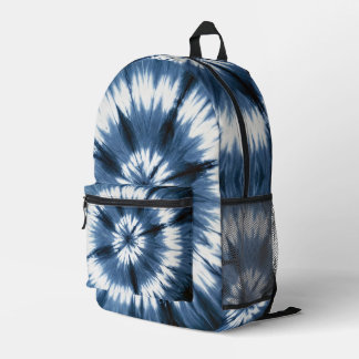 Shibori Gefärbte Krawatte Backpack Bedruckter Rucksack