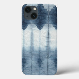 Shibori Indigio Druck iPhone 13 Hülle