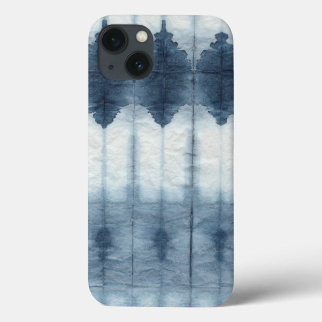 Shibori Indigio Print Case-Mate iPhone Hülle (Rückseite)