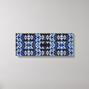 Shibori Inspiriert Abstrakt Art Canvas Print Leinwanddruck