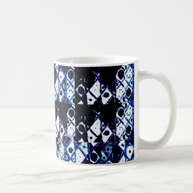 Shibori inspirierte Tasse (Rechts)