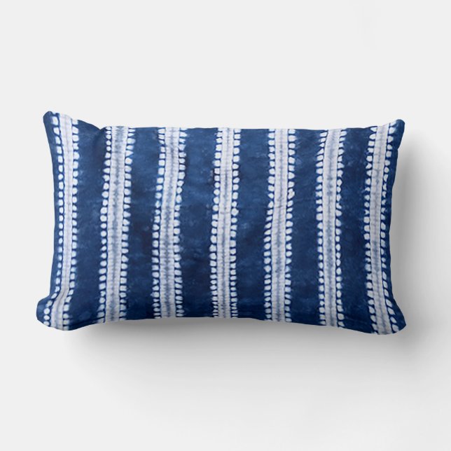 Shibori Lendenkissen (Vorderseite)