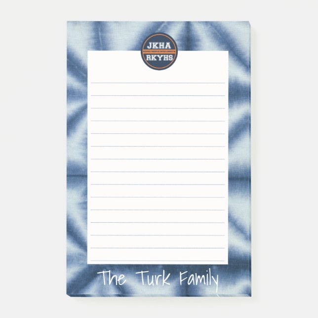 Shibori Mitzvot Post-it Klebezettel (Vorderseite)