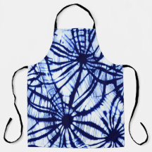 Shibori Pattern Gefärbte Krawatte Schürze
