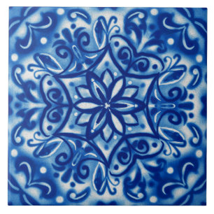 Shibori Snowflake Fliese