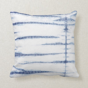 Shibori Stripe, Indigo Newest Kissen