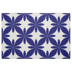 Shibori-Tie-Dye-Stil geometrisches Blumenmuster Stoff
