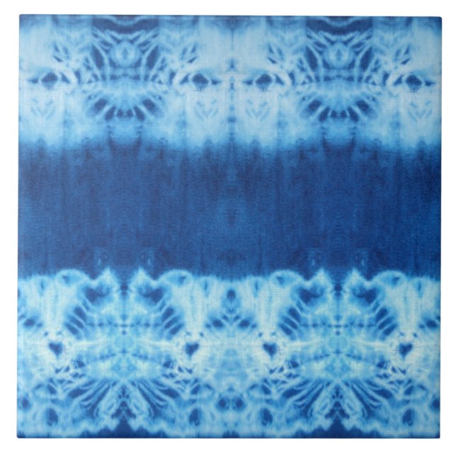Shibori-Verbindung Keramikfliese (Vorderseite)