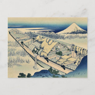 Shibori von Joshu, Katsushika, Hokusai Ukiyoe Postkarte