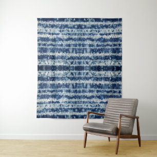 Shibori Wandteppich