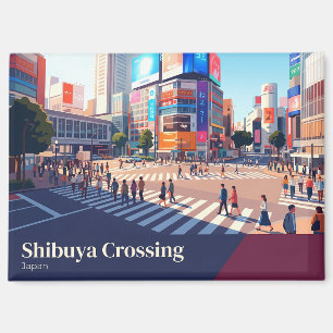 Shibuya-Kreuzung Japan Magnet