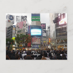 Shibuya-Kreuzung Postkarte