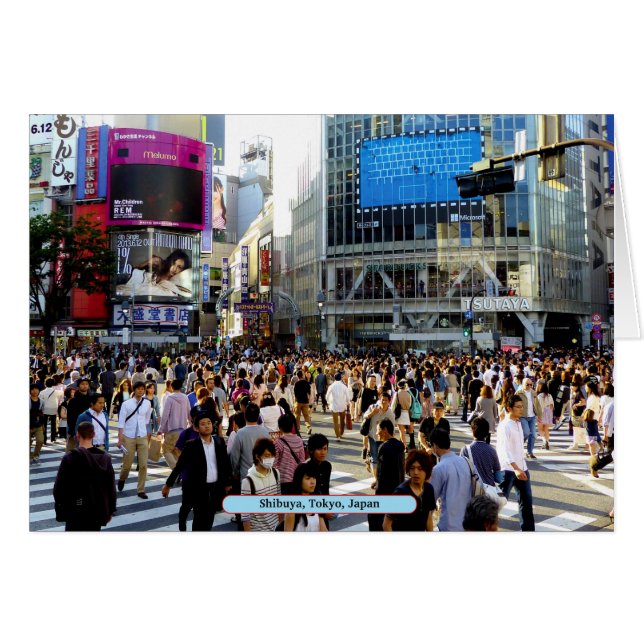 Shibuya, Tokio, Japan (Vorderseite (Horizontal))