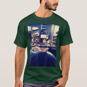Shibuya Tokio Japan Night Vaporwave T-Shirt